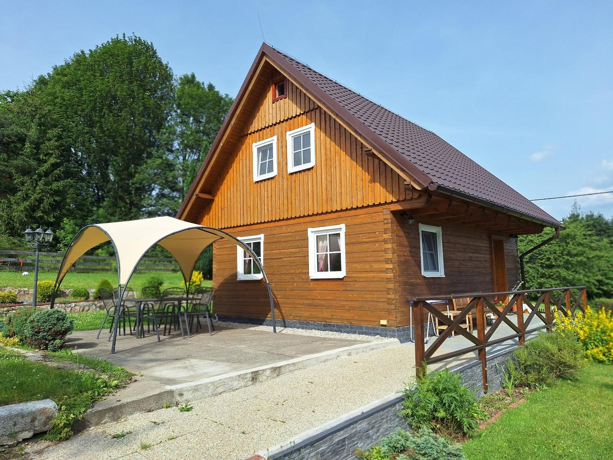 Roubenka Haj Villa Jindrichovice Exteriör bild